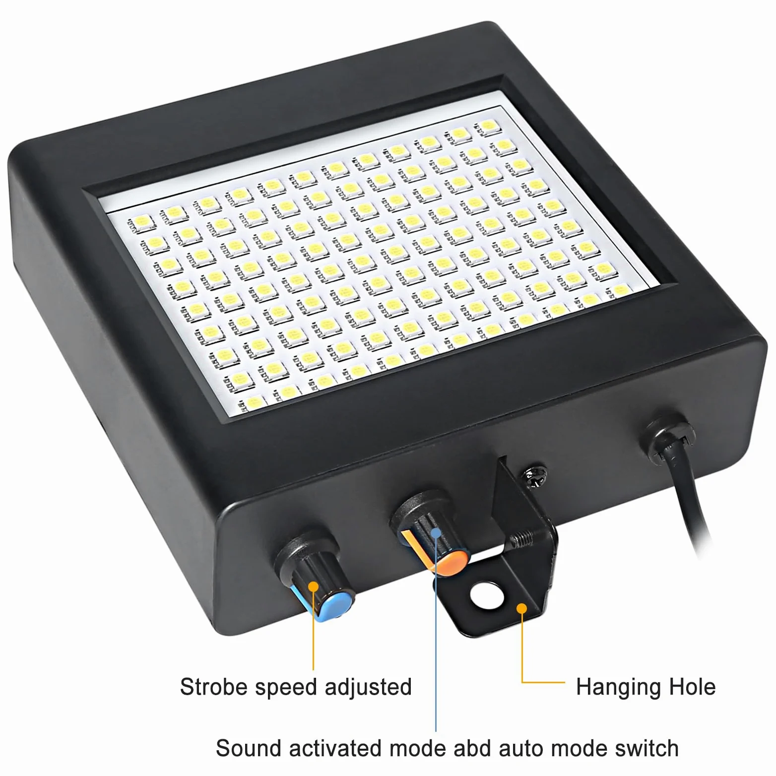 108 Led Stroboskop Disco Licht, Stroboskop Blitzer Disco Blitzlicht für Party, Stroboskope Disco Blitzer Mini Led Atomic Strobe Light Stroposkopblitzer Blinklicht Disco Lights Halloween Lichttechnik