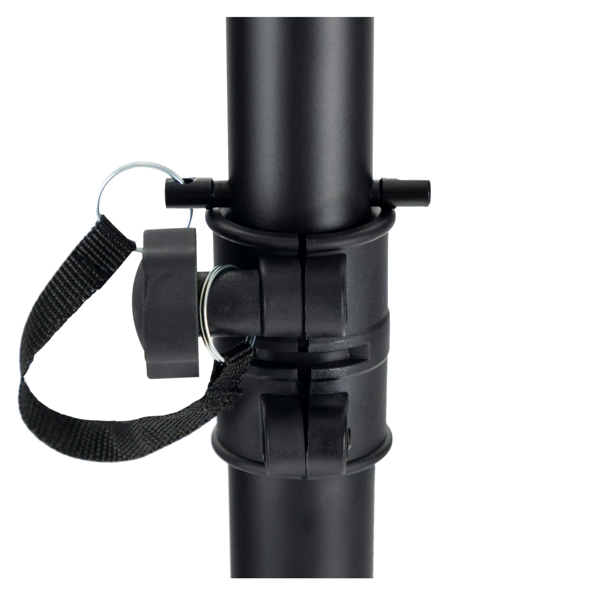 Pronomic SPS-5S Boxenstativ Stahl - Niedriges Boxenstativ aus Stahl - Ideal für Linienstrahler, Monitore und Akustik-Verstärker - 67 bis 120 cm hoch - nur 1,8 kg leicht - schwarz