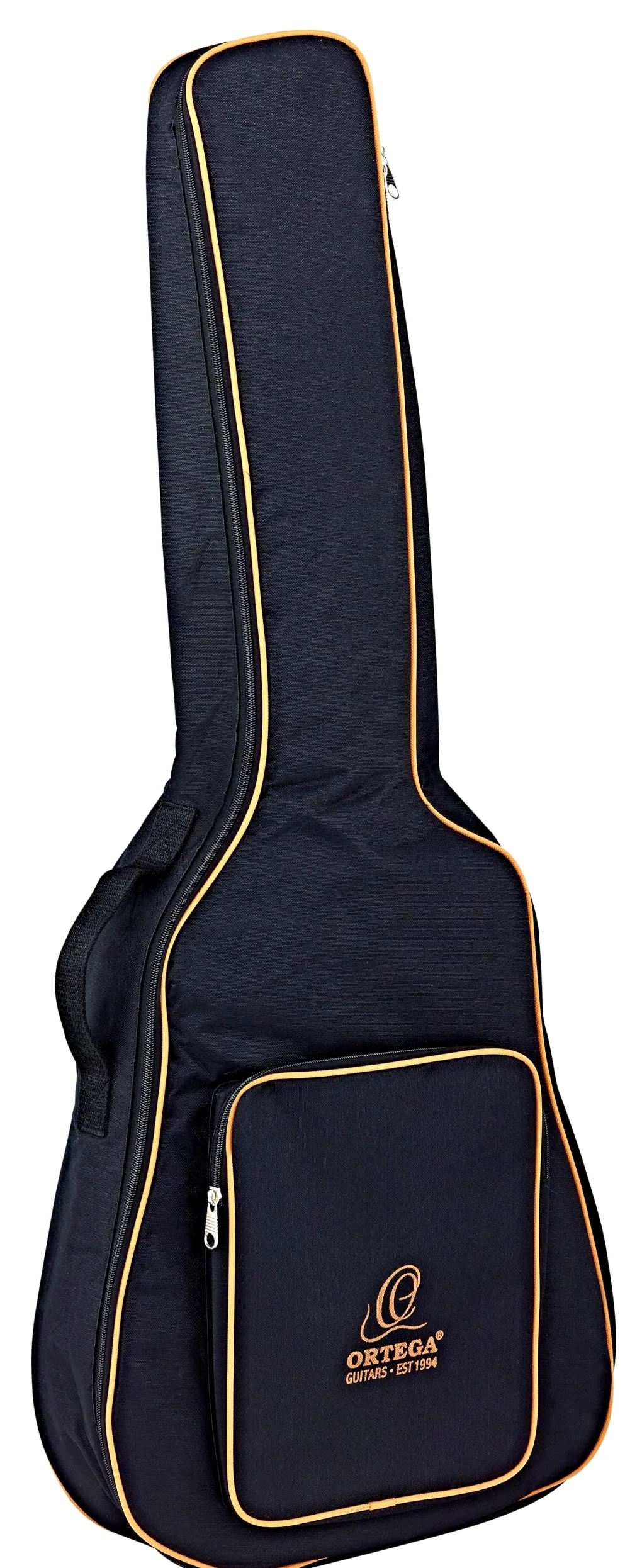 Ortega Guitars Economy Series Bag - 4/4 Klassische Gitarren Tasche - Höhe 105 cm - Breite 40 cm - Mit Schultergurten - Nylon, Schwarz (OGBSTD-44)