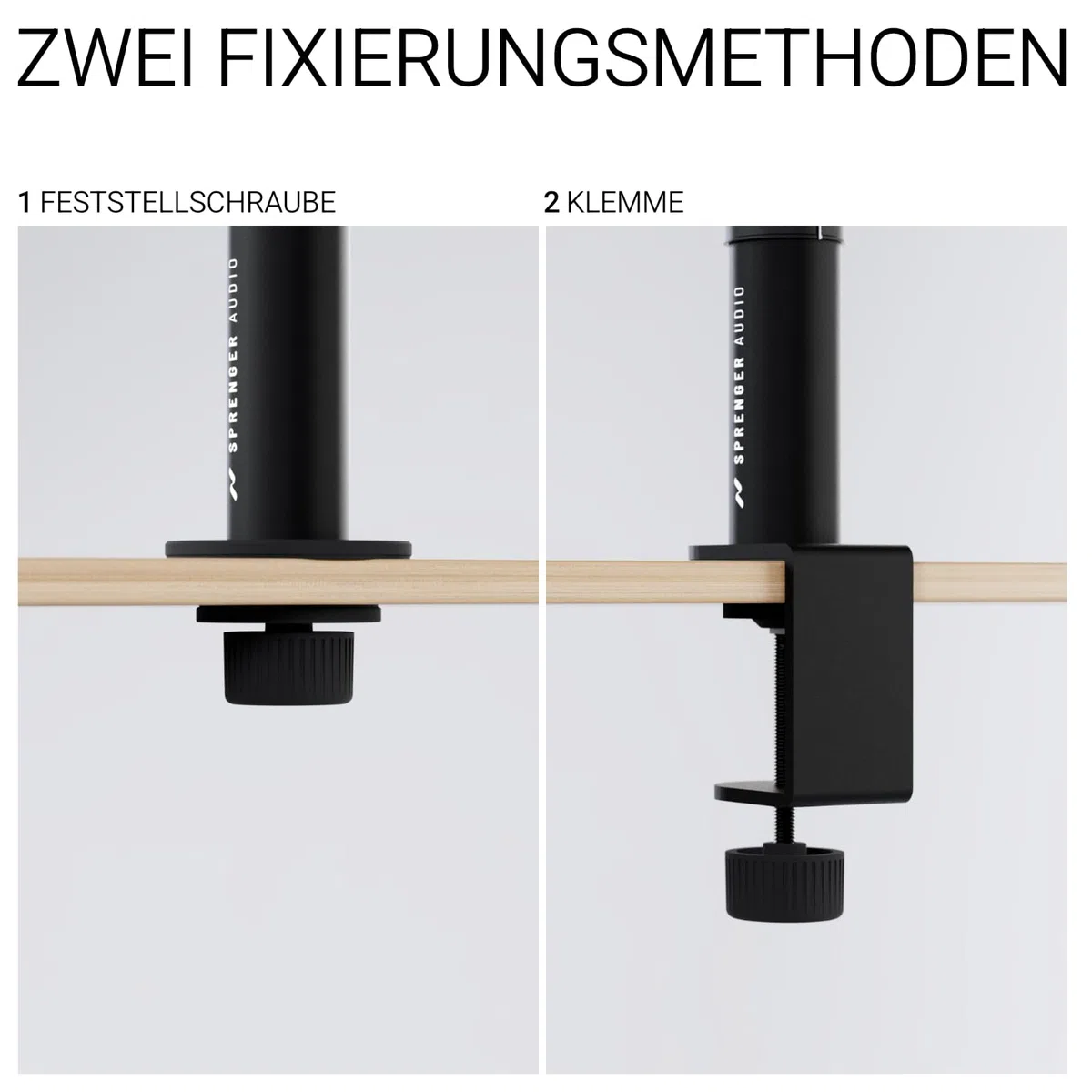 Professioneller DJ-Player-Ständer mit Klemm- und Durchsteck-Montage – Kompatibel mit Pioneer XDJ 700 bis CDJ 3000 und Denon-Modellen – Stabil & Vielseitig