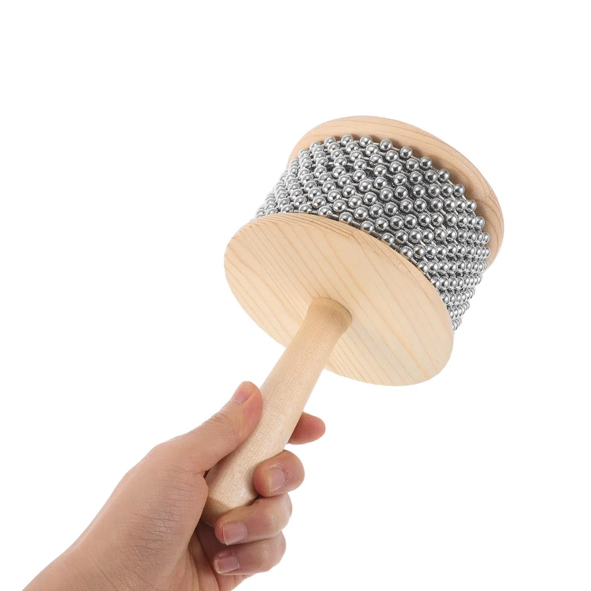 Beavorty Cabasa Schlaginstrument und Metall für Anfänger Leicht zu Erlernen mit Elegantem Design für Gruppenauftritte und Persönliches Üben
