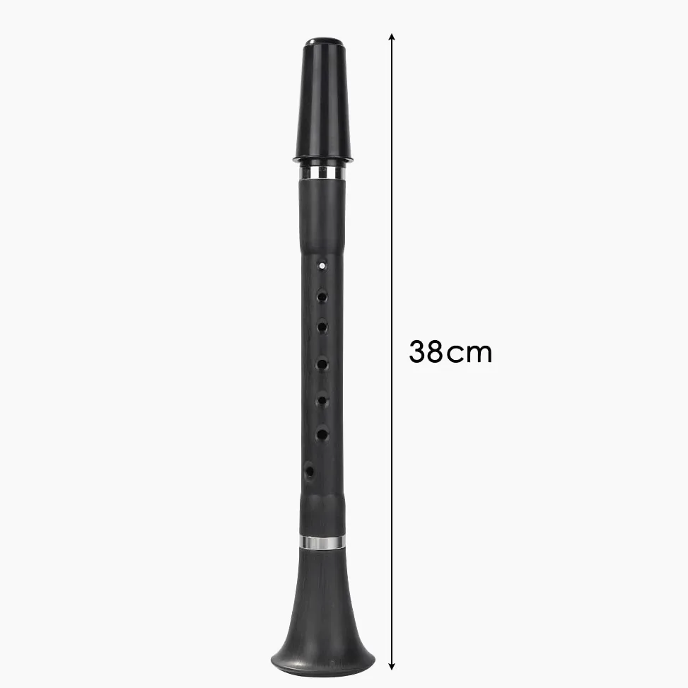 Klarinette, Mini Pocket BB B Flache Klarinette Holzwind Instrument for Anfänger-Praxis