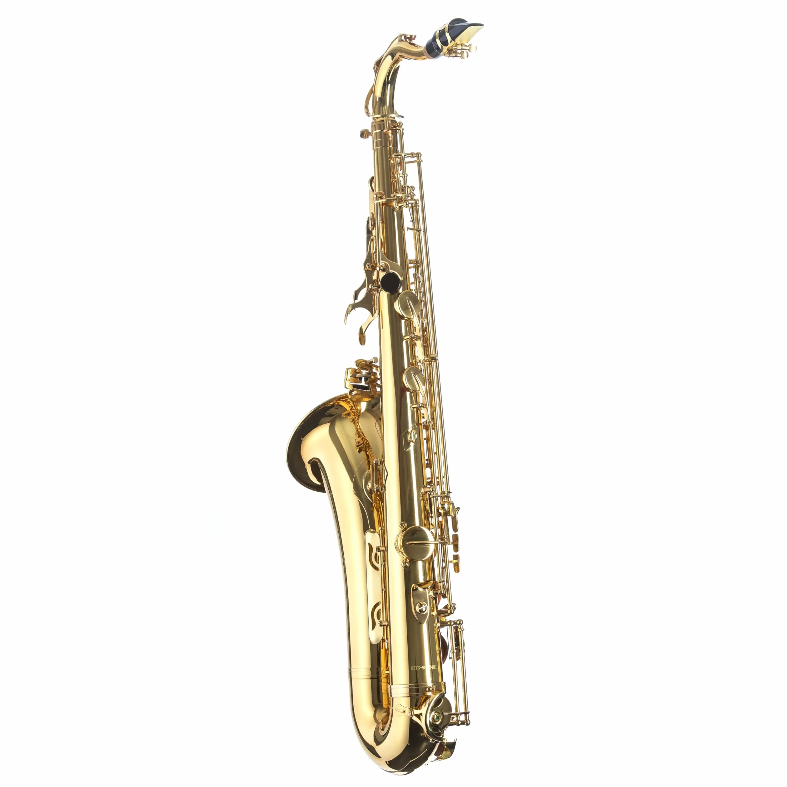 Tenor Saxophon Bb Monzani MZTS-90L, leichtes Gewicht, voller Klang, Messing, inklusive Mundstück und Hardcase, geeignet für Einsteiger