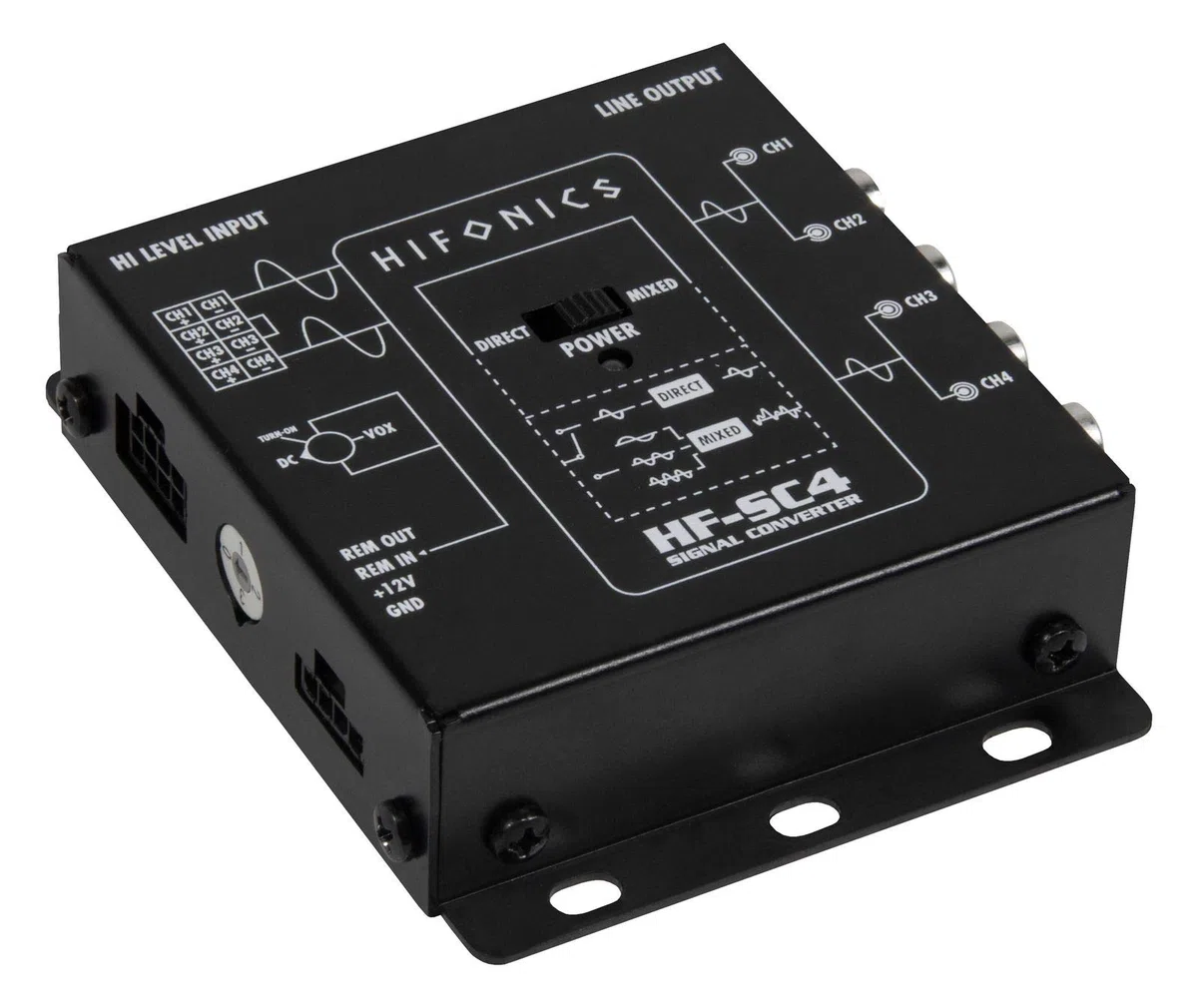 Hifonics HF-SC 4 | 4-Kanal Signal Konverter/High-Low Wandler