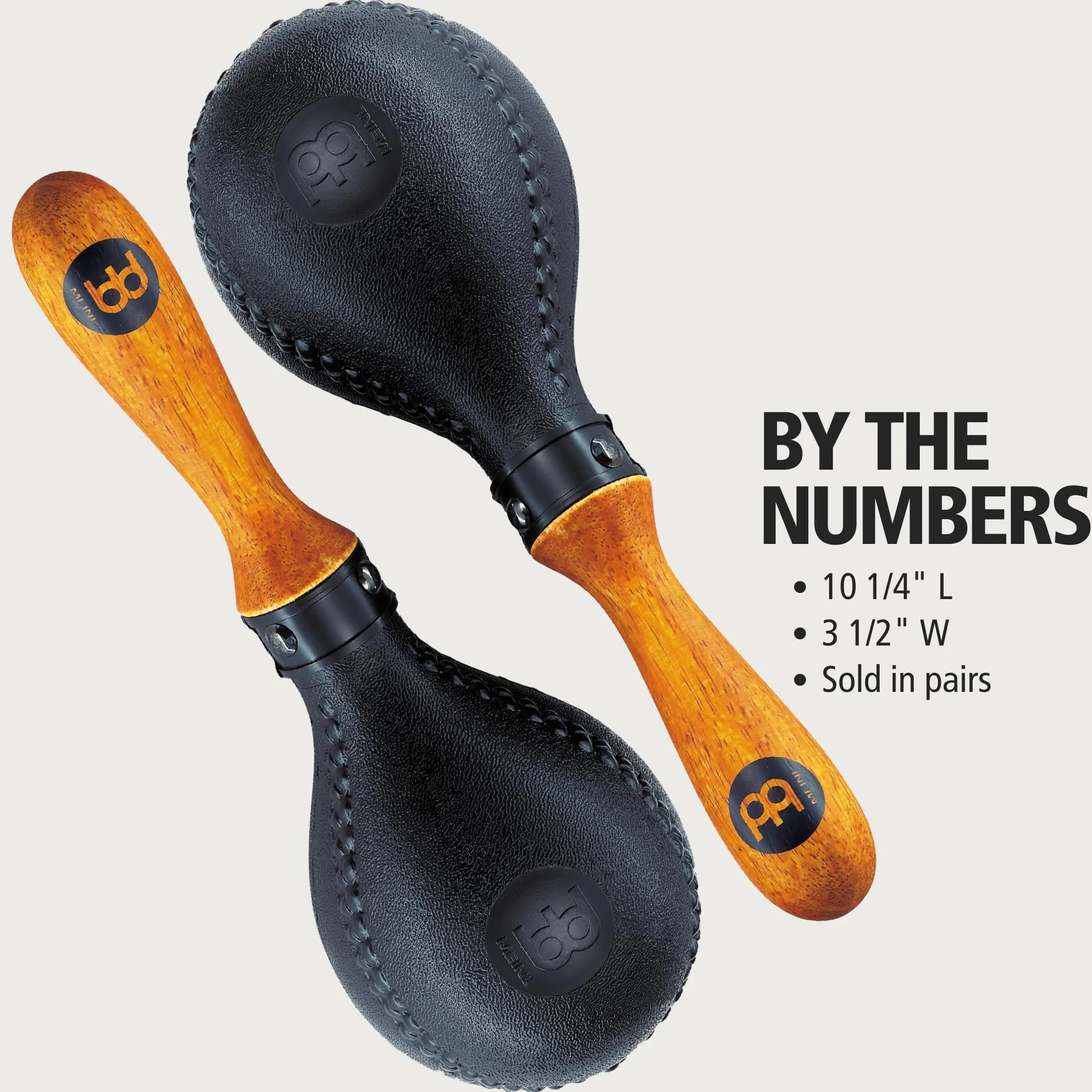 Meinl Maracas PM2BK, black