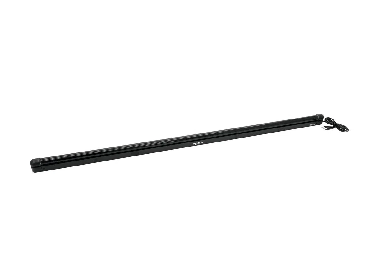 Eurolite UV-Röhre Komplettset 120cm 36W slim | Anschlussfertiges Set mit UV-Röhre | UV Schwarzlicht Beleuchtung | Perfekt für Schwarzlichtpartys | Hohe UV-Leuchtkraft