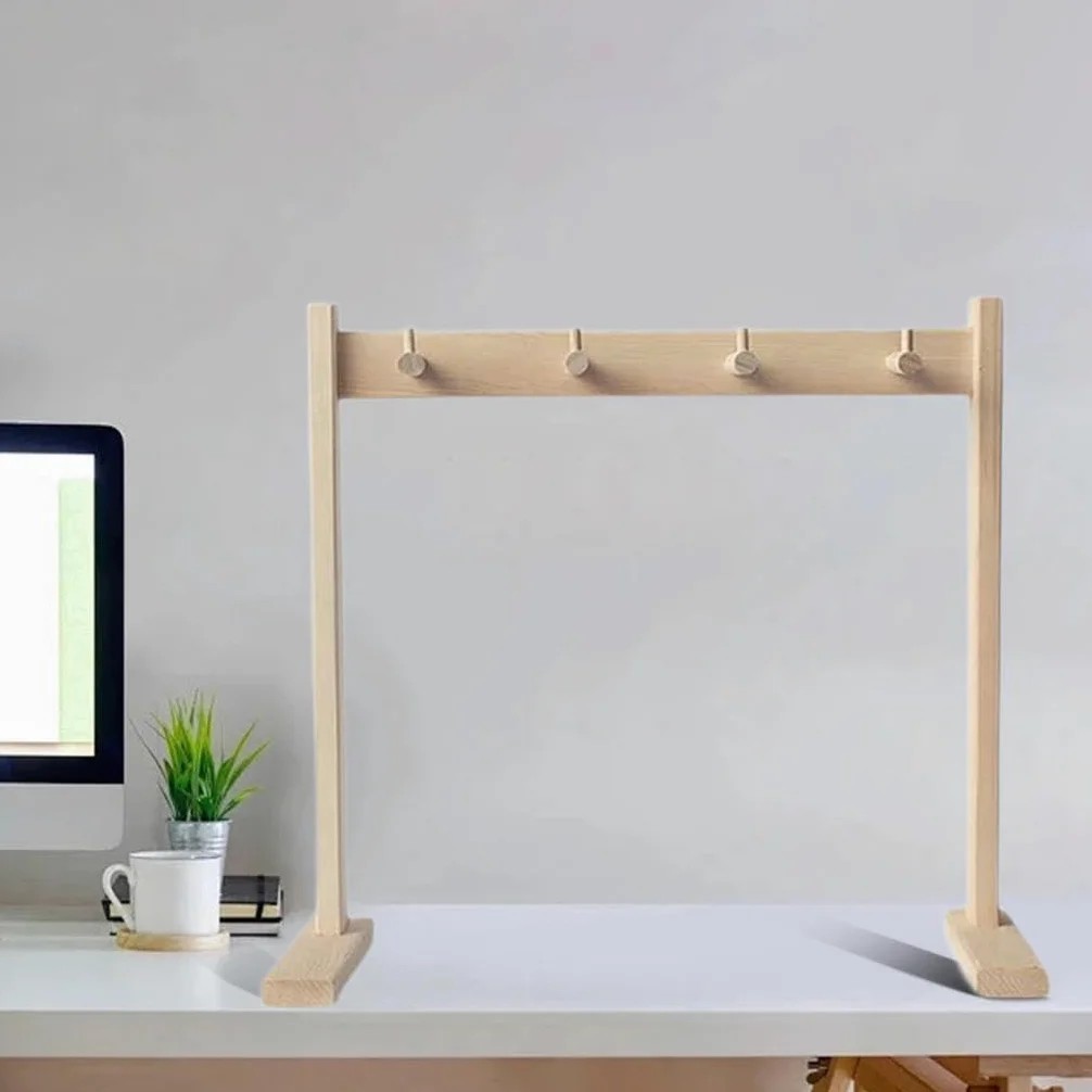 Klangständer, stabil, multifunktional, professionell, für Meditation, Teestube, Yoga, Schreibtisch, Holzständer