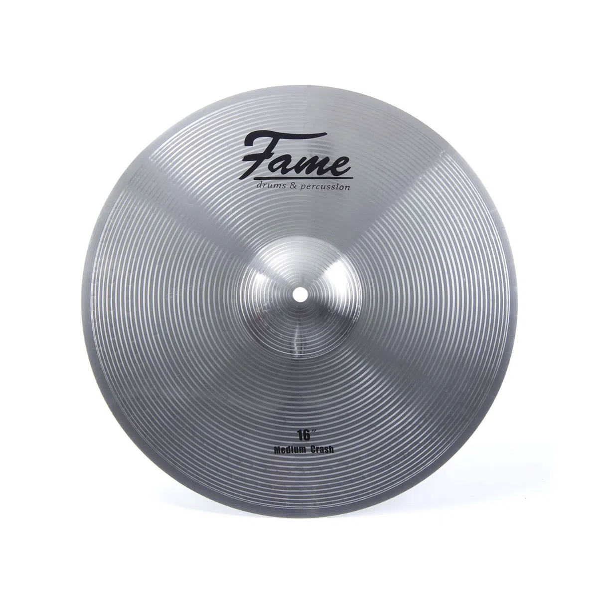 Fame Reflex Crash 16" Becken, Speziallegierung, Robuste Konstruktion, Obertonreicher Klang, Vielschichtiges Frequenzspektrum, Perfektes Preis-Leistungs-Verhältnis, Medium Stärke, Silver Brilliant