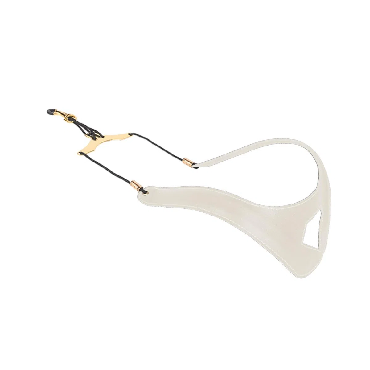 Hochwertiger Tragegurt für Saxophon, Verstellbar, für Altsaxophon, Weiß