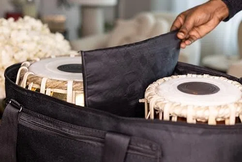 MAHARAJA Tabla Tasche, gepolstert, Premium-Gigbag für Tabla Schlagzeug-Set, passend für Bayan, Dayan, Ringsets und Zubehör, bis zu 55,9 x 38,1 x 30,5 cm – (PDI-TBG1)