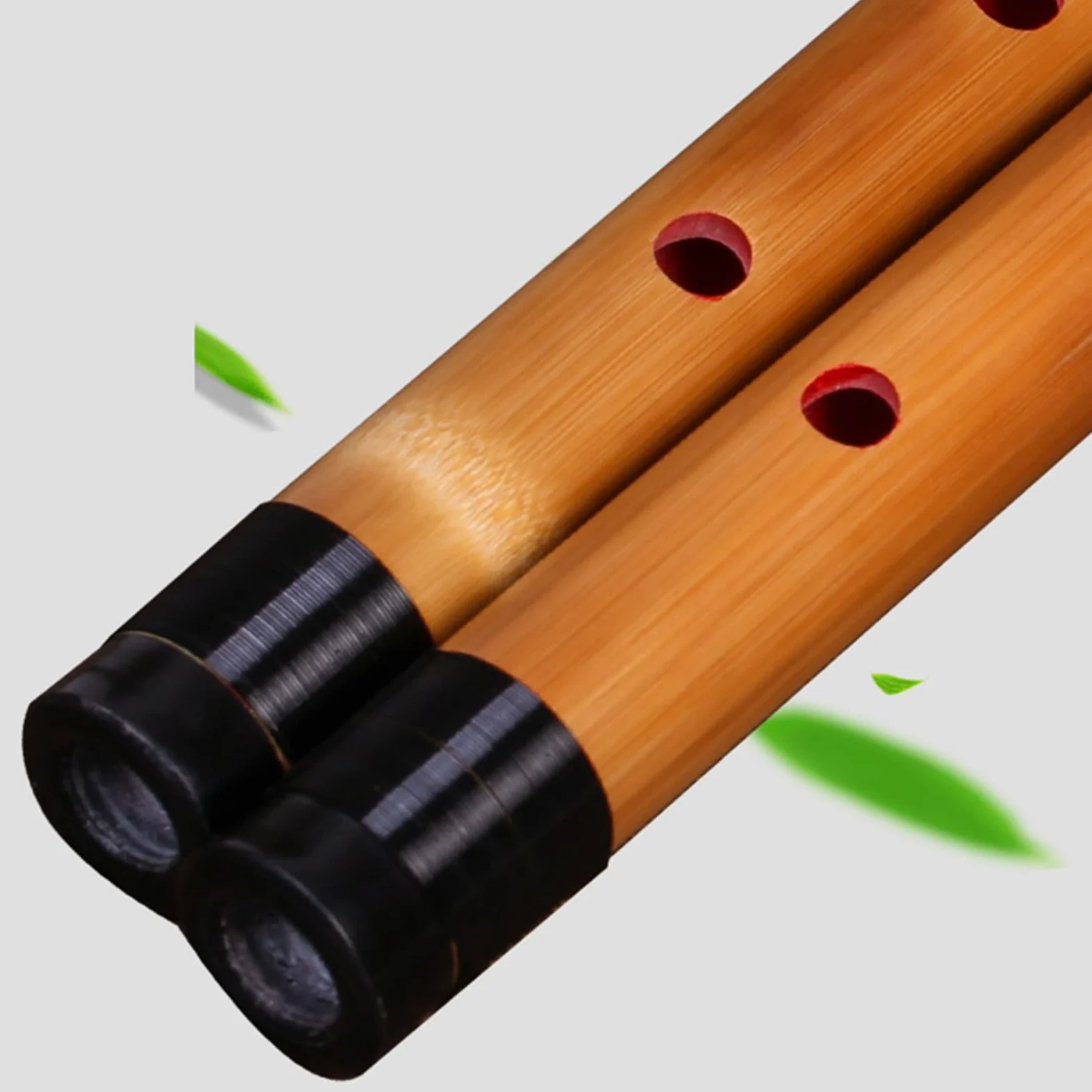 Loch für Anfänger Japanische Flöte Shakuhachi Tang Professionelle Play Eigho Hole Art Musikinstrumente männlich und weiblich G Key F Key (Schwarz)