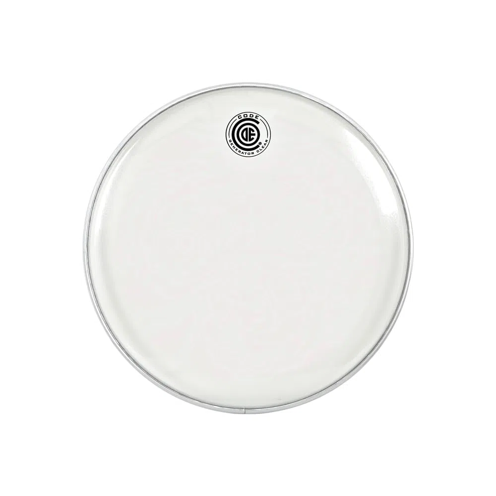 CODE DRUMHEADS Tom-Schlag- oder Resonanzfell, GENERATOR-Serie, transparent, doppelt gefaltet, 14" (GENCL14)