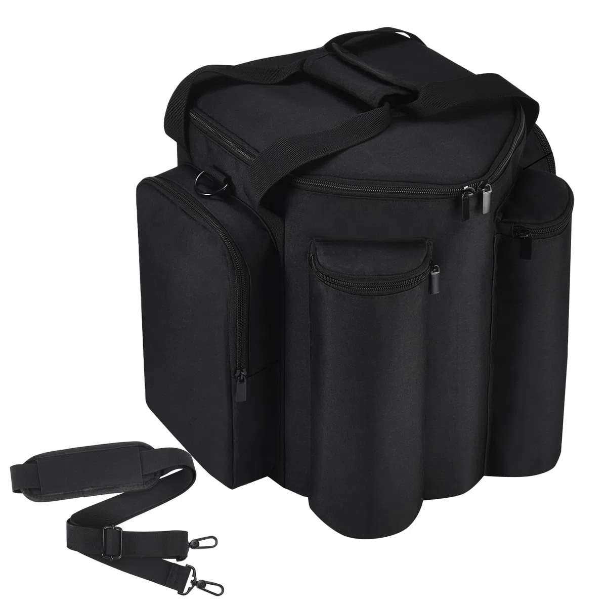 Tasche für Bose S1 Pro/S1 Pro+ PA-System,Reise-Umhängetasche Abdeckung kompatibel mit Bose S1 Pro/S1 Pro+ System,zusätzliche Taschen für Mikrofon,Ladegerät,Kabel,Zubehör (Schwarz)