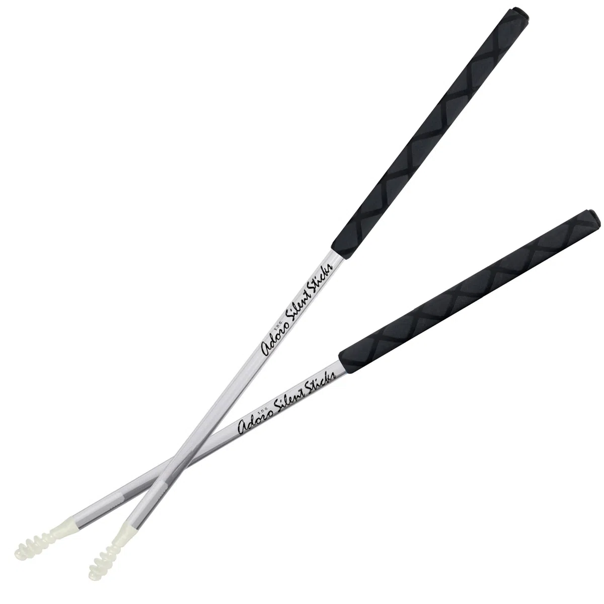 Adoro Silent Sticks - leise Schlagzeug Sticks -Drumsticks für akustik Musik - leise Stöcke mit vollem Sound (keine Schallschutz Wand, Drum Pad oder Schallabschirmung für Schlagzeuge mehr, 1 Paar