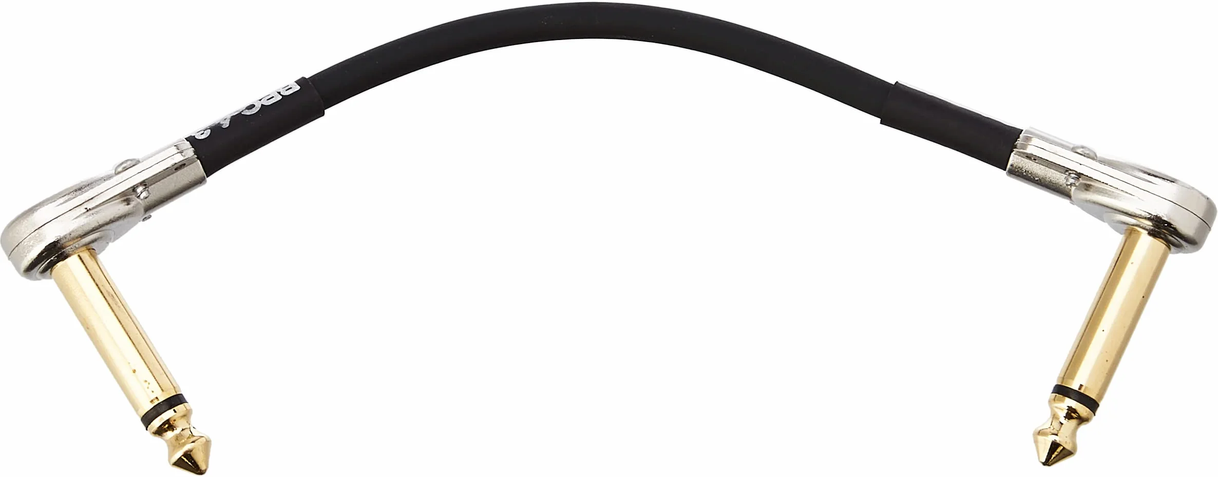 BOSS BPC-4-3 – 3er-PACK, Länge: 10 cm – Platzsparendes Patch-Kabel für Pedale mit schlanken Pancake-Steckern