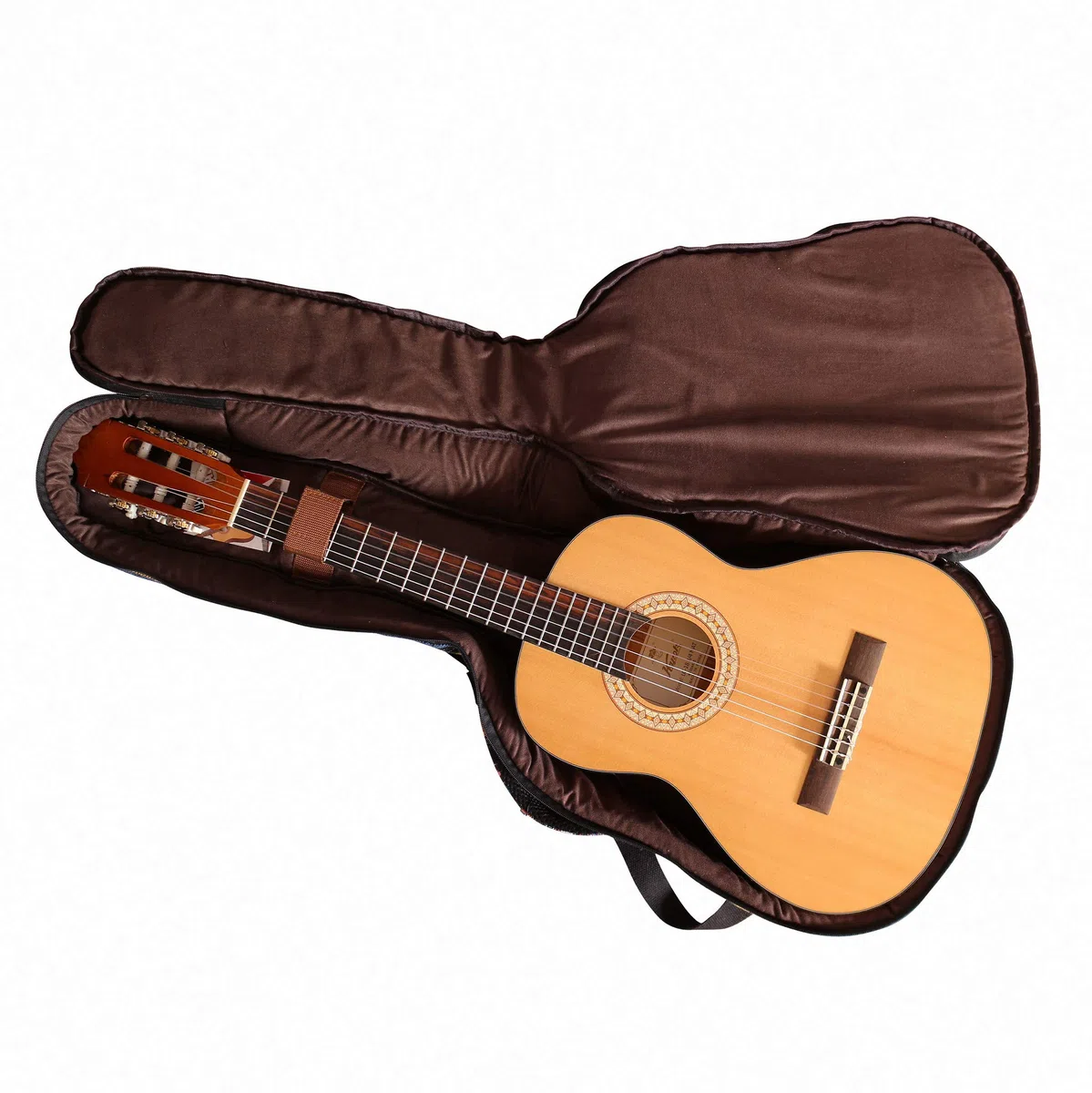 MUSIC FIRST Gepolsterter Gitarrenkoffer im Landhausstil, 91,4 cm, Reise-Gitarrentasche, 91,4 cm (91,4 cm) Gitarren-Rucksack (passend für 91,4-94 cm, 3/4 Junior-Gitarre, überprüfen Sie Foto Nr. 2 und