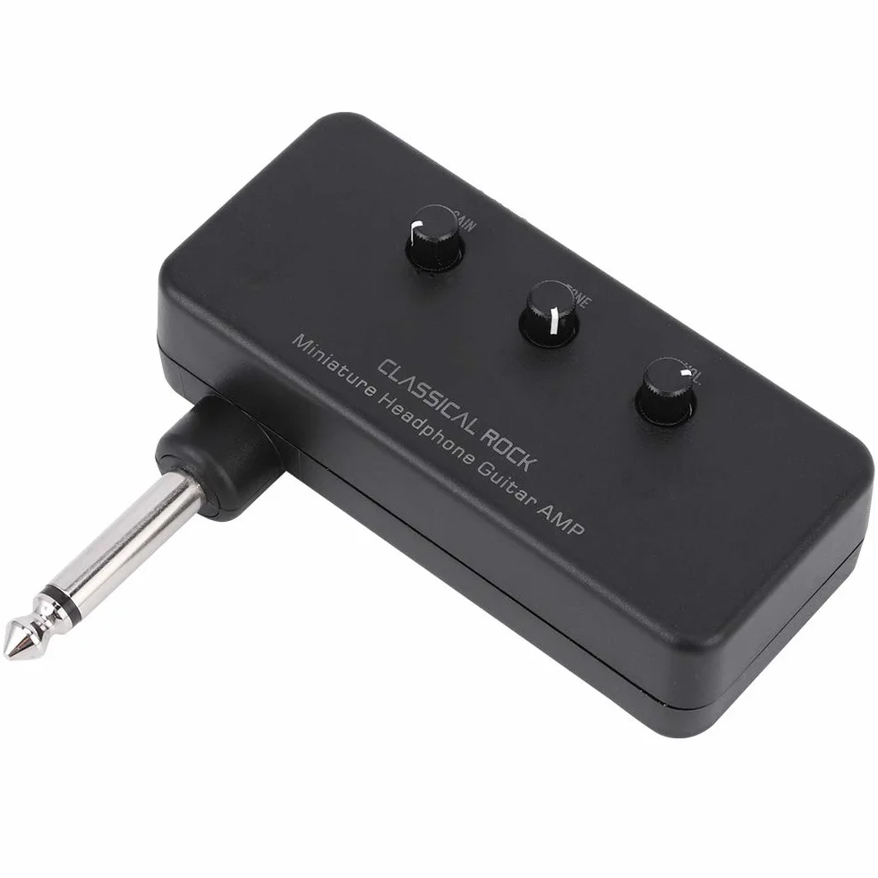 Kopfhörerverstärker, Profi Sound Tragbar Mini mit ABS Metall Gehäuse, Audioverstärker, Studioqualität for Musiker, Studio Aufnahmen, Live Bühne, Mobile Recording