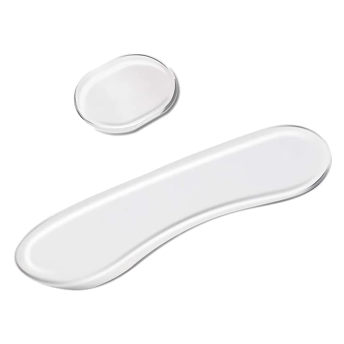 26 Stück Trommeldämpfer Gelpads Silikon Trommeldämpfer Dämpfungsgelpads Weiche, transparente ovale und Lange Trommeldämpferpads