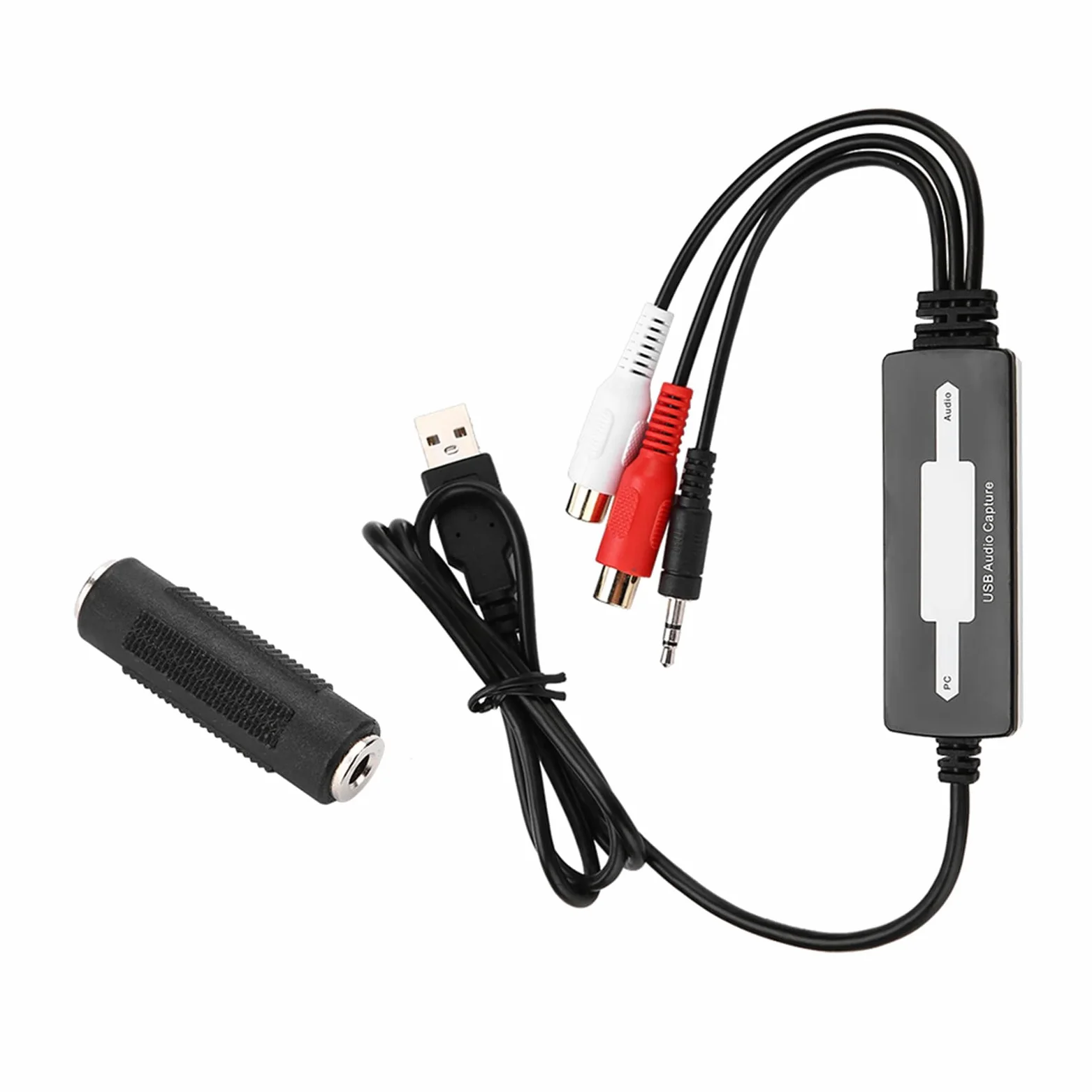 Cryfokt USB-Adapter-Aufnahmegerät Zum Digitalisieren von Musik für Musikbegeisterte