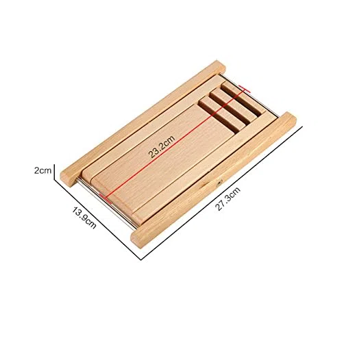 NUZAMAS Verstellbarer Gitarren-Fußhocker aus Massivholz, faltbar, Höhe und Winkel verstellbar, strapazierfähig, Musik-Fußhocker, 27 cm x 13 cm