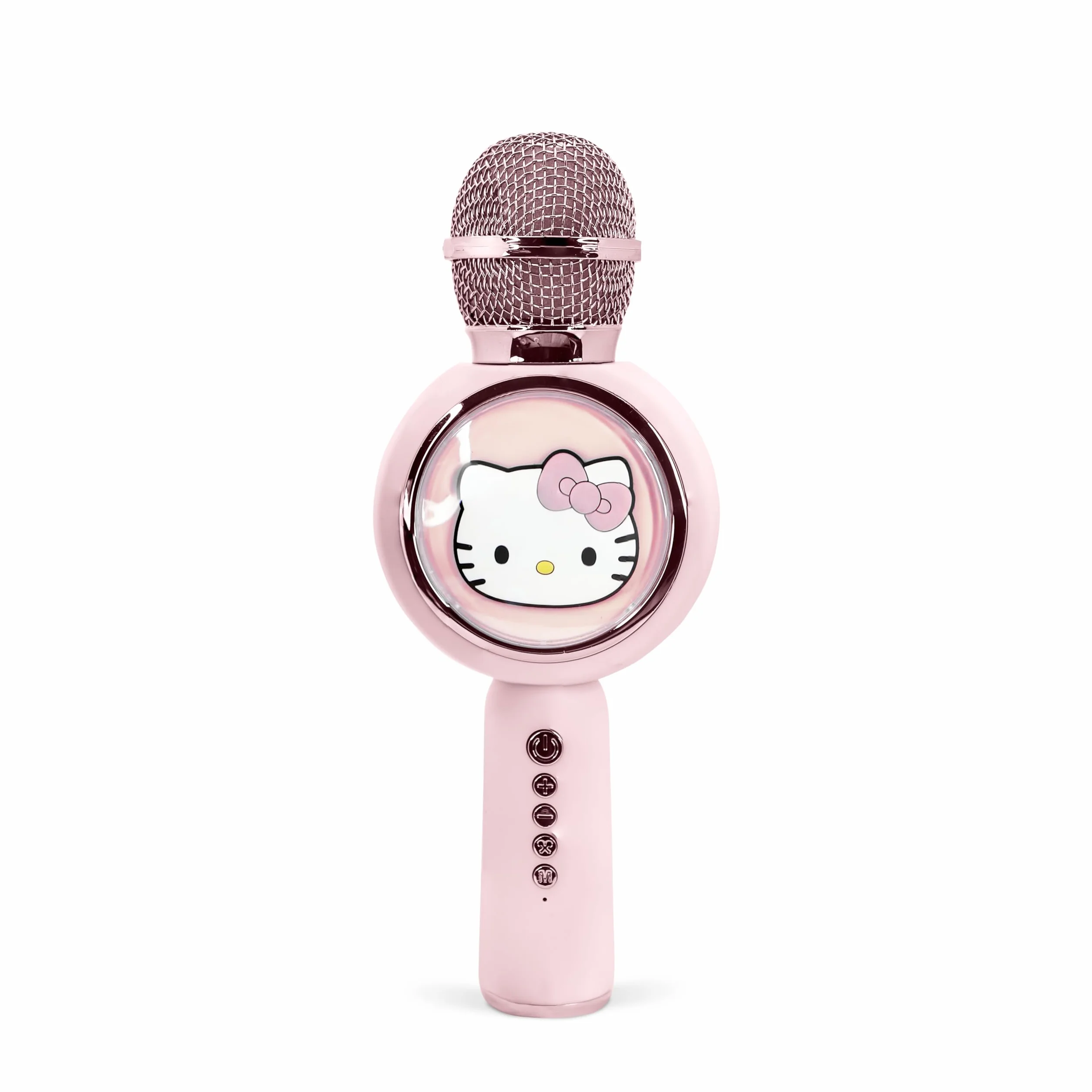 Hello Kitty Karaoke-Mikrofon mit kabellosem Lautsprecher und LED-Leuchten