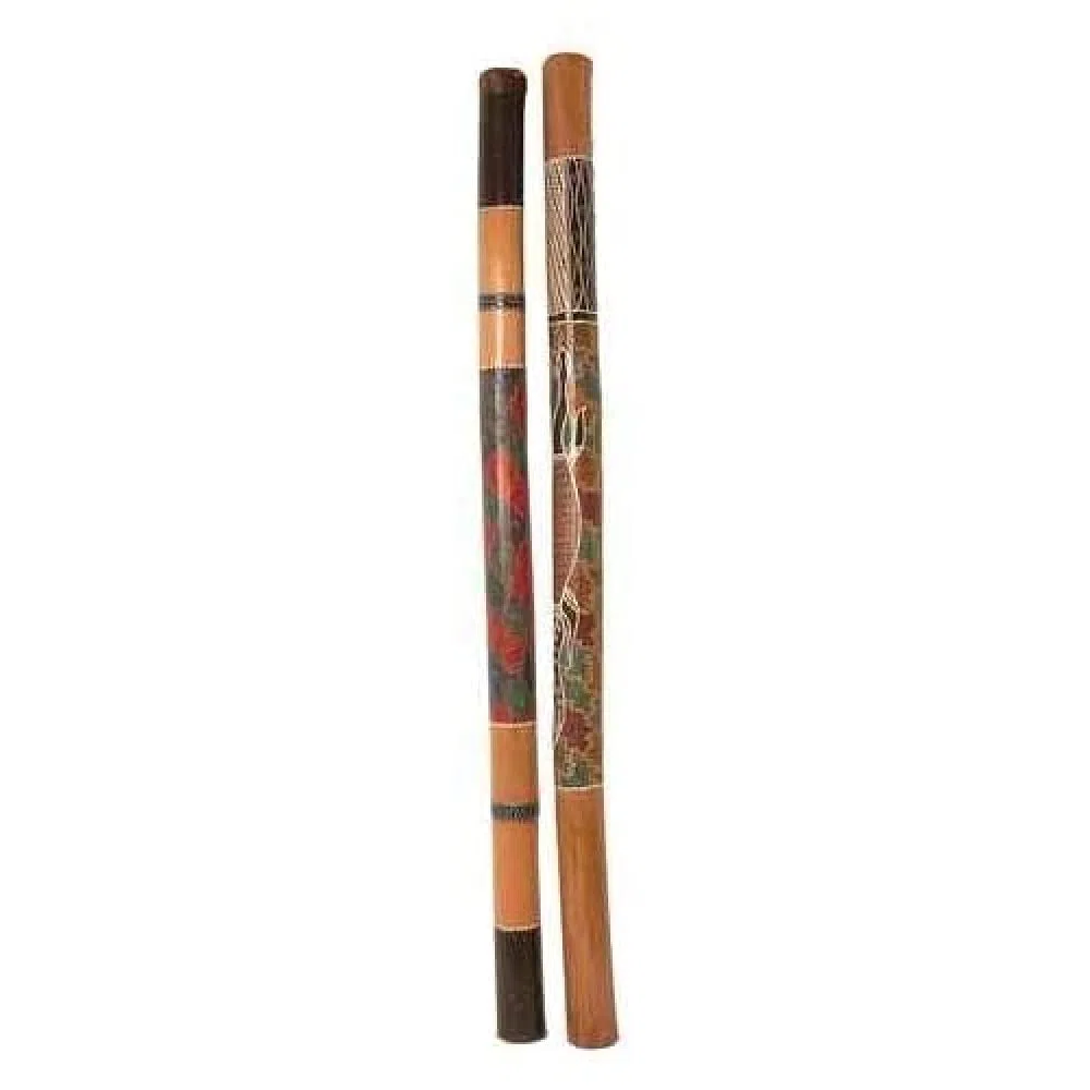Didgeridoo aus Bambus, bemalt