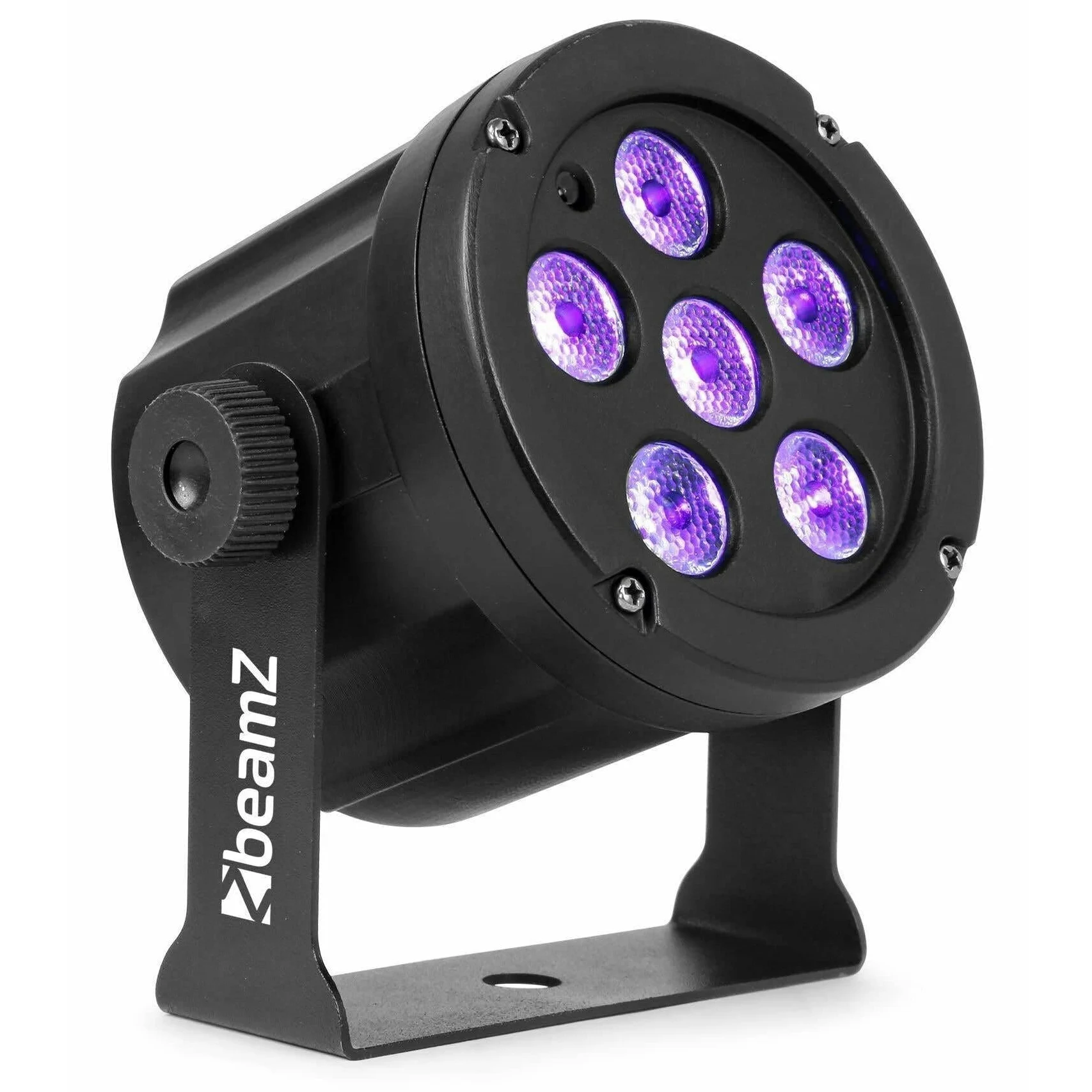 BeamZ SlimPar30 PAR Strahler, UV Light, kompakte LED Schwarzlicht Lampe Discolicht Partylicht Disco Licht Party Lichter Bühnenbeleuchtung DJ Lichteffekte UV Strahler für Partys, DJ, Halloween