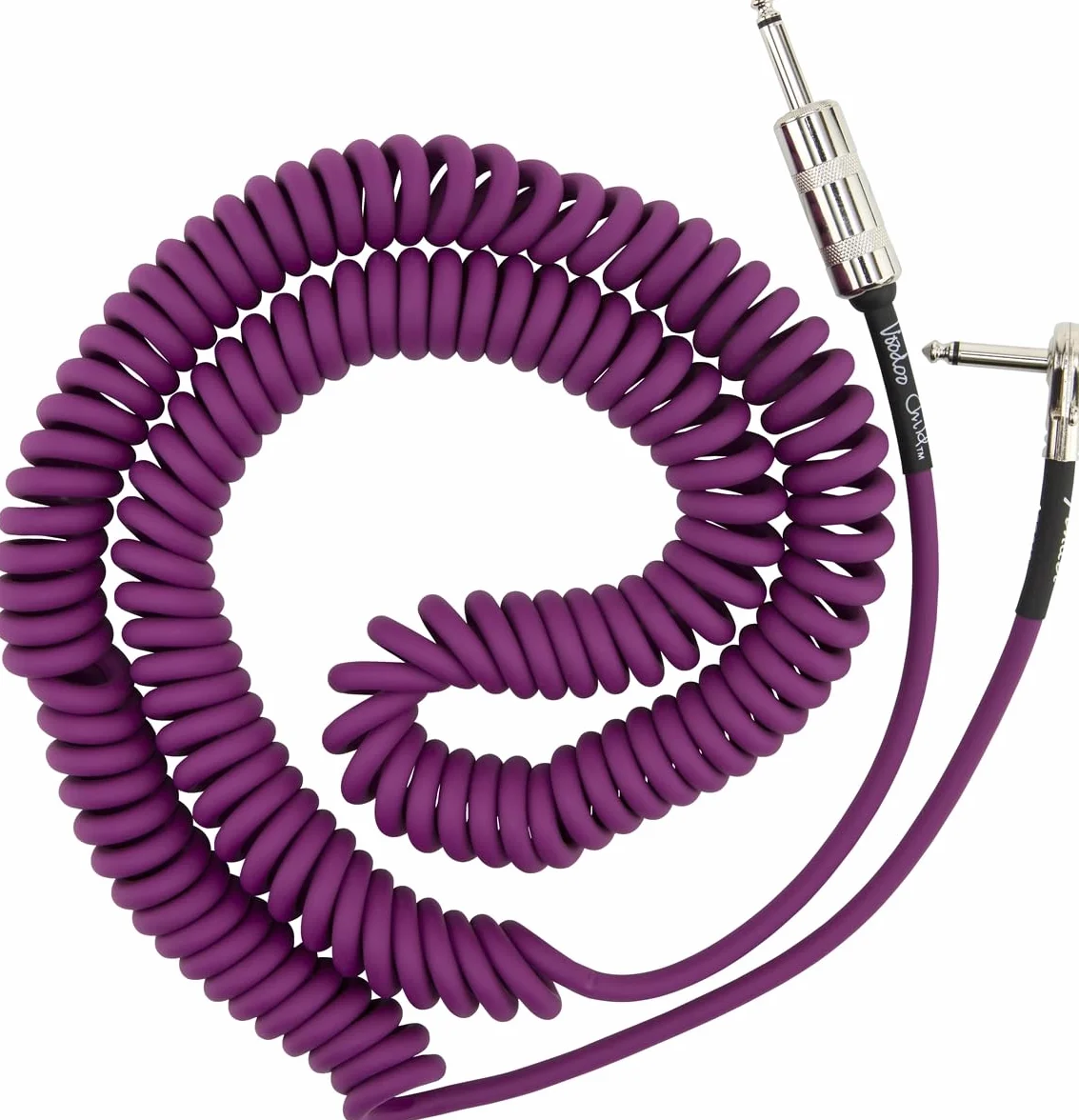Fender Hendrix Voodoo Child Instrumentenkabel, Violett, Gitarrenkabel gerade/gewinkelt, Premium-Sound, langlebige Ummantelung, optimale Signalübertragung, Bühne & Studio, 3m