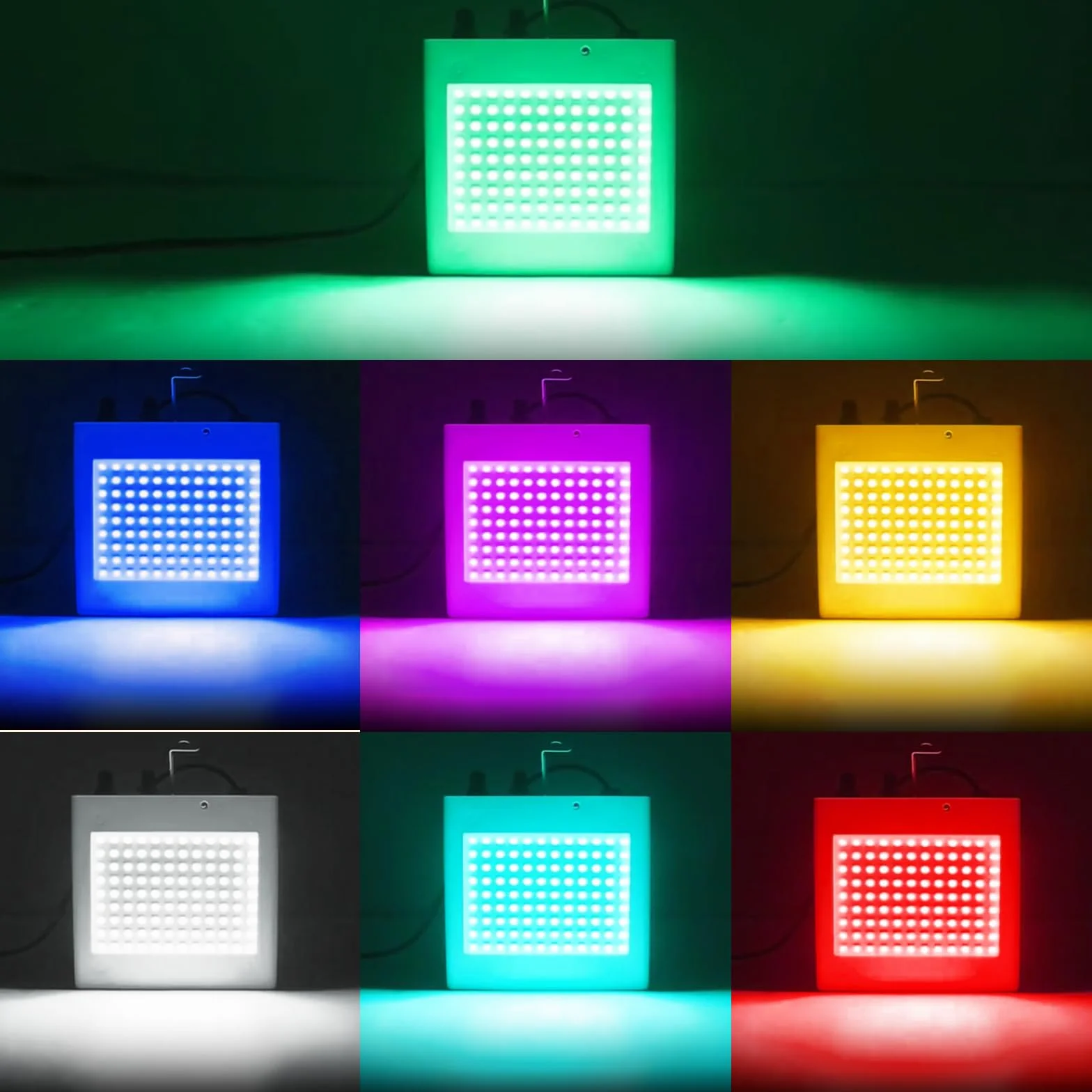 Multicolor Stroboskop mit Fernbedienung Disco Licht, 108Led Stroboskope Musikgesteuert Disco Blitzlicht für Room, Discolicht Party Disco Strobe Light Stroposkopblitzer Blitzer Projektor Lichteffekte