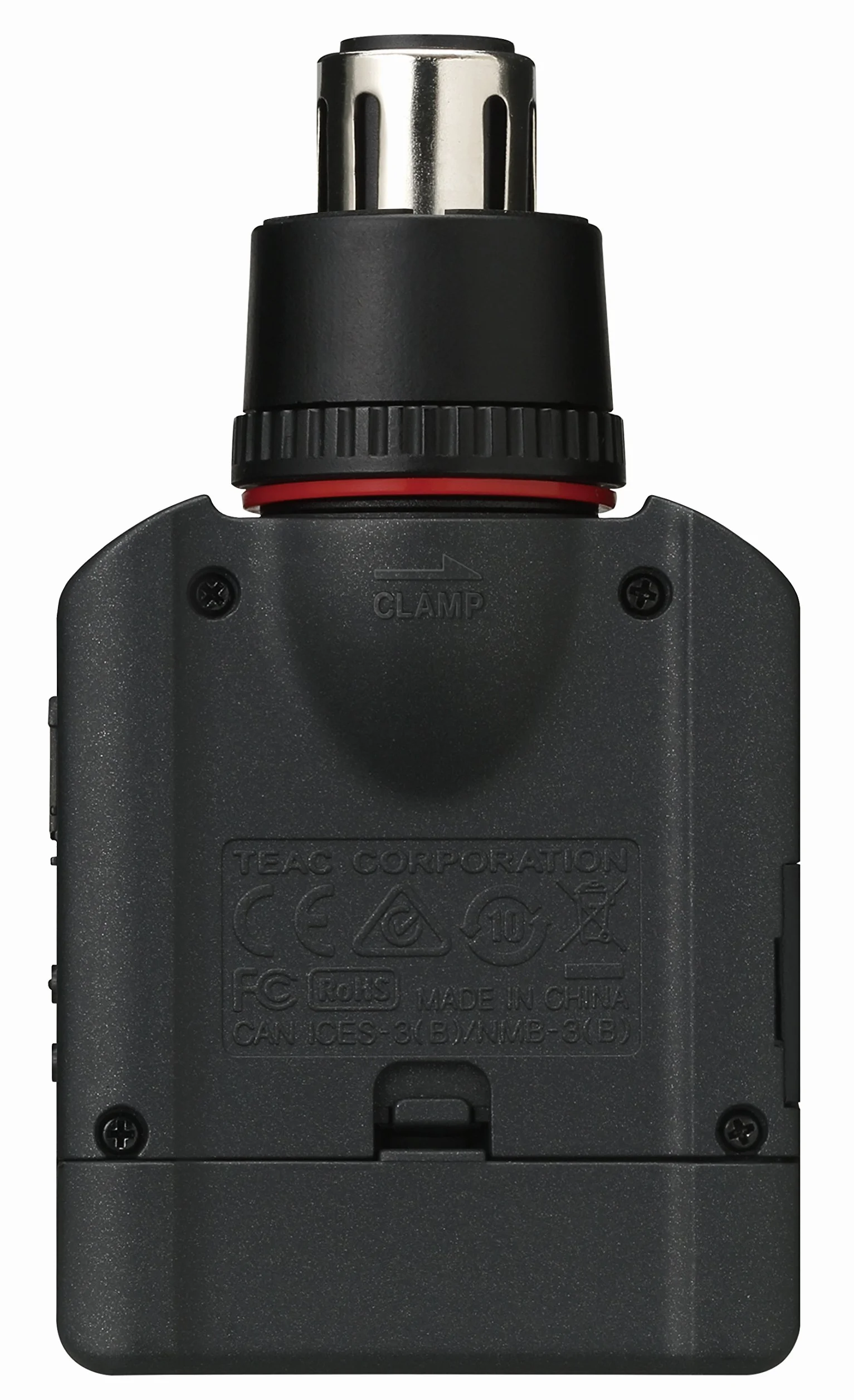 Tascam DR-10X – Audiorecorder zum Aufstecken auf ein Mikrofon, Schwarz