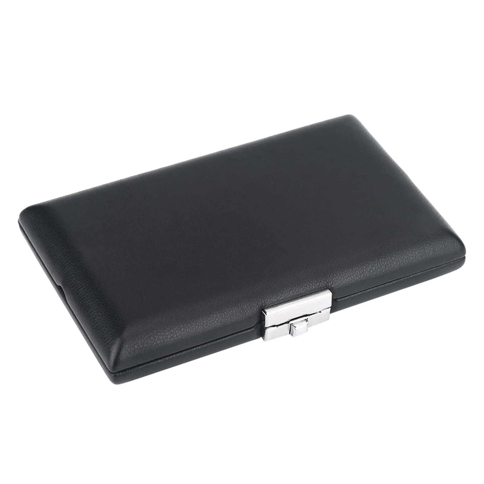 Tyenaza Stilvolles Etui Für Fagottrohre, Elegante Box aus Schwarzem PU-Leder, Rohrbehälter Mit Großzügigen Schlitzen, Zubehör Für Musikinstrumente