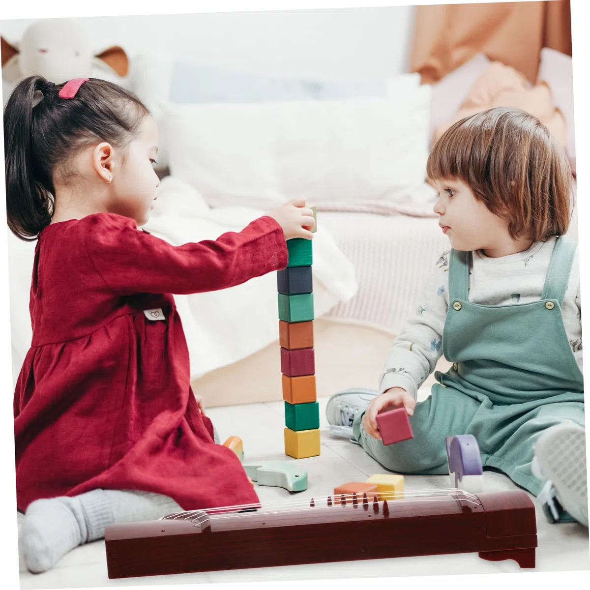 Guzheng Für Anfänger Spielbares Musikinstrument Für Junge Mädchen Geschenkidee Für Musikliebhaber Und Schüler Für Übung Und Kreative Entfaltung Tiefbraune Farbe