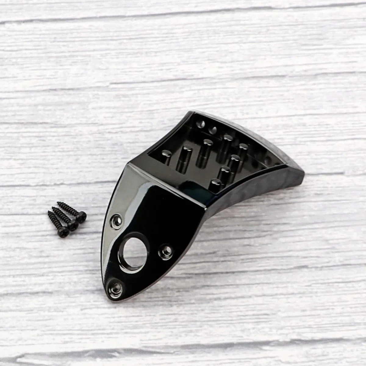 8 Saiten Mandoline Saitenhalter Metall Dreieckig Mandoline Saitenhalter mit Montagezubehör Musikinstrument-Zubehör