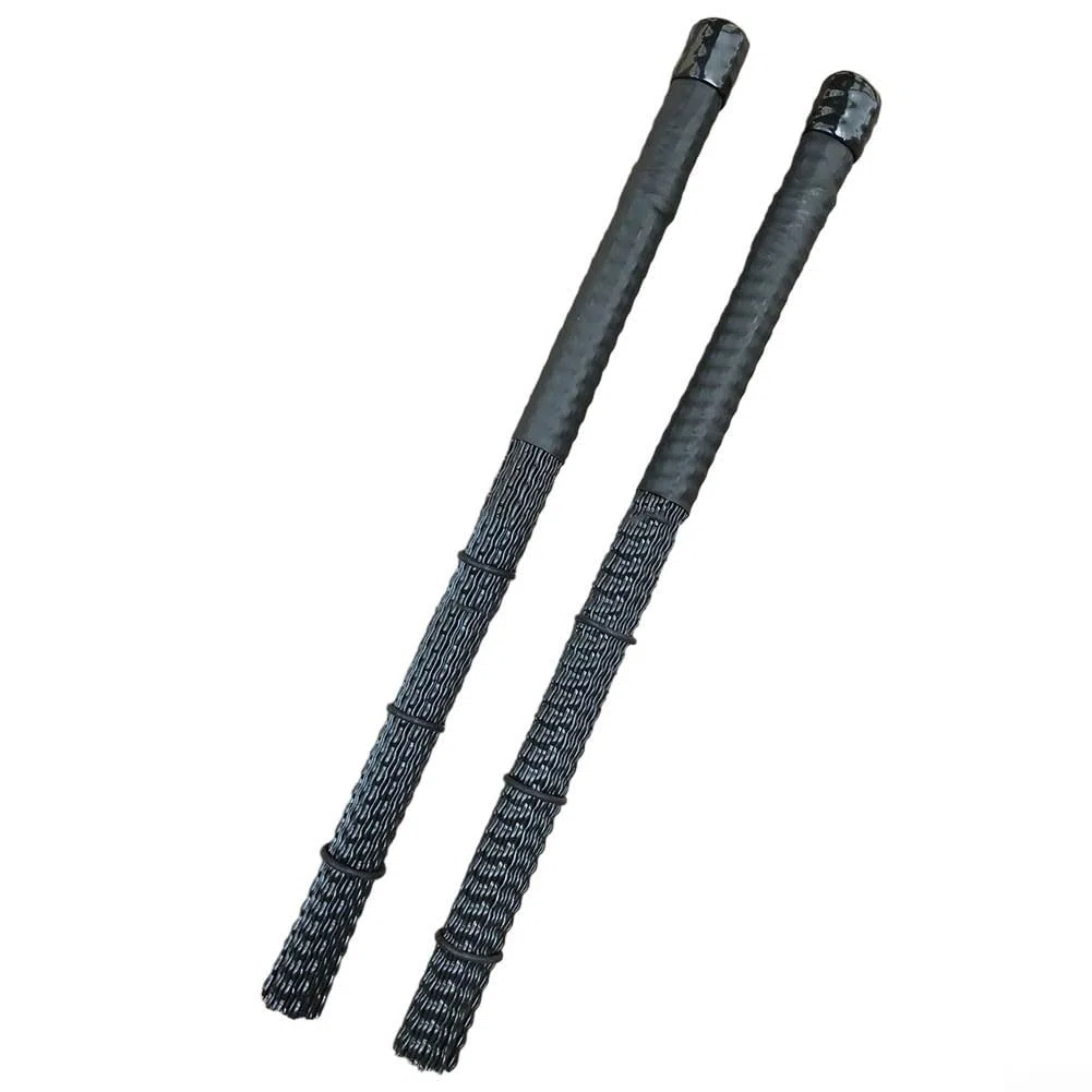 SPORTARC Drum Brushes, Nylon Rod Drum Brushes, Jazz Drum Brush, Professional Jazz Drum Brush Rod Percussion Parts (Schwarz)