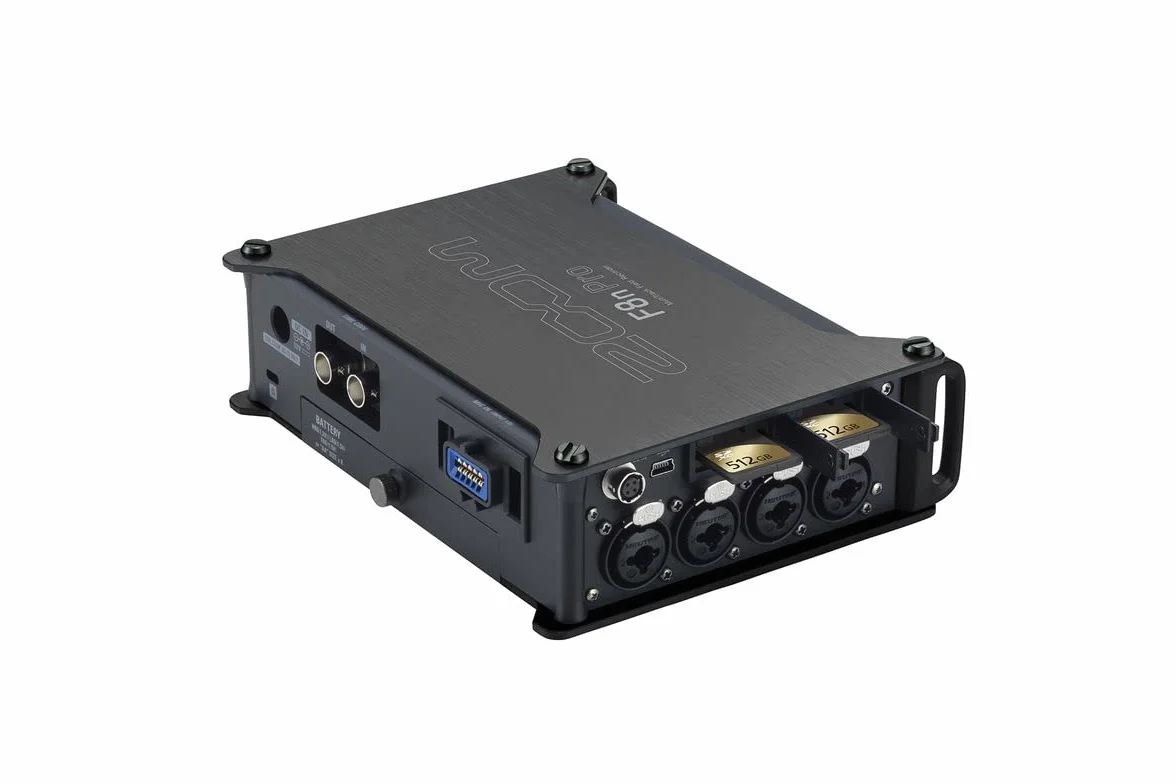ZOOM F8N PRO Multitrack Field Recorder – Professionelles 32-Bit Audioaufnahmegerät mit 8 Preamps – Ideal für Film, Musik, Sounddesign – EU-Version – Schwarz