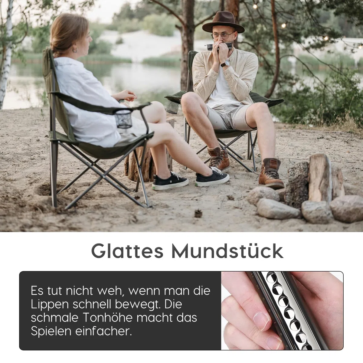 JDR Chromatische Mundharmonika C Key 12-Loch 48 Töne Chromatische Mundharmonika Key of C für Kinder Anfänger Erwachsene Profi Spieler Eltern | GM0648