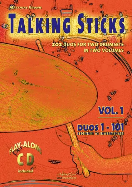 Talking Sticks, Vol.1: 202 Duos for Two Drumsets in Two Volumes