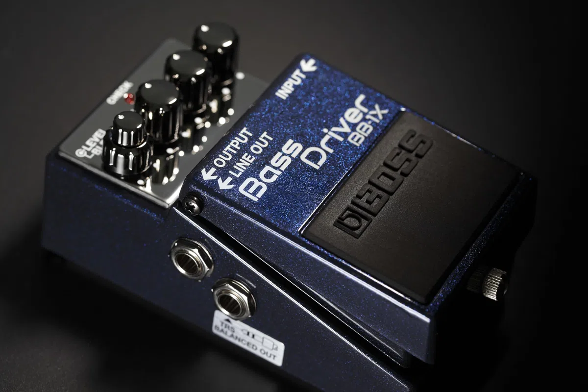 BOSS BB-1X Bass Driver Pedal - Pedal Auswirkungen, blau