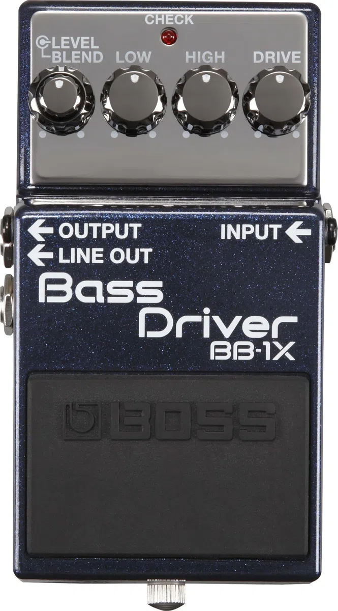 BOSS BB-1X Bass Driver Pedal - Pedal Auswirkungen, blau