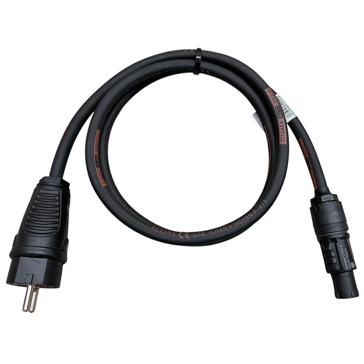 NWP 1,5m Schuko Stecker auf powerCON TRUE1 NAC3F-TRUE1-L, TITANEX® H07RN-F 3G2,5