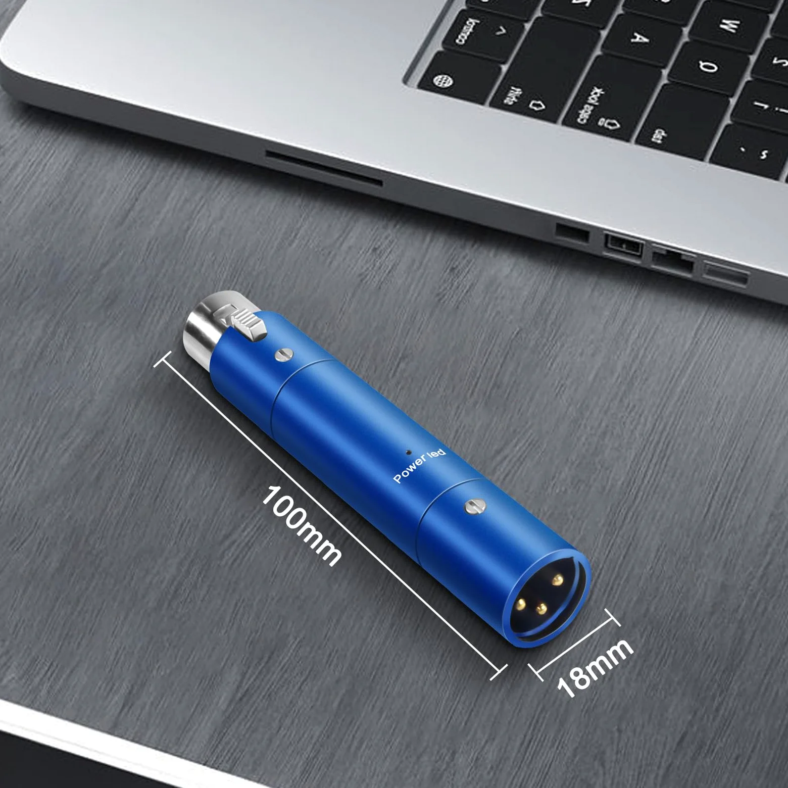 XMSJSIY Mikrofon Pream Ultra-Clean Gain Mikrofon Booster für dynamische Mikrofon Vorverstärker bis +28dB Gain Professional XLR Verstärker Vorverstärker für Broadcast Studio Aufnahme