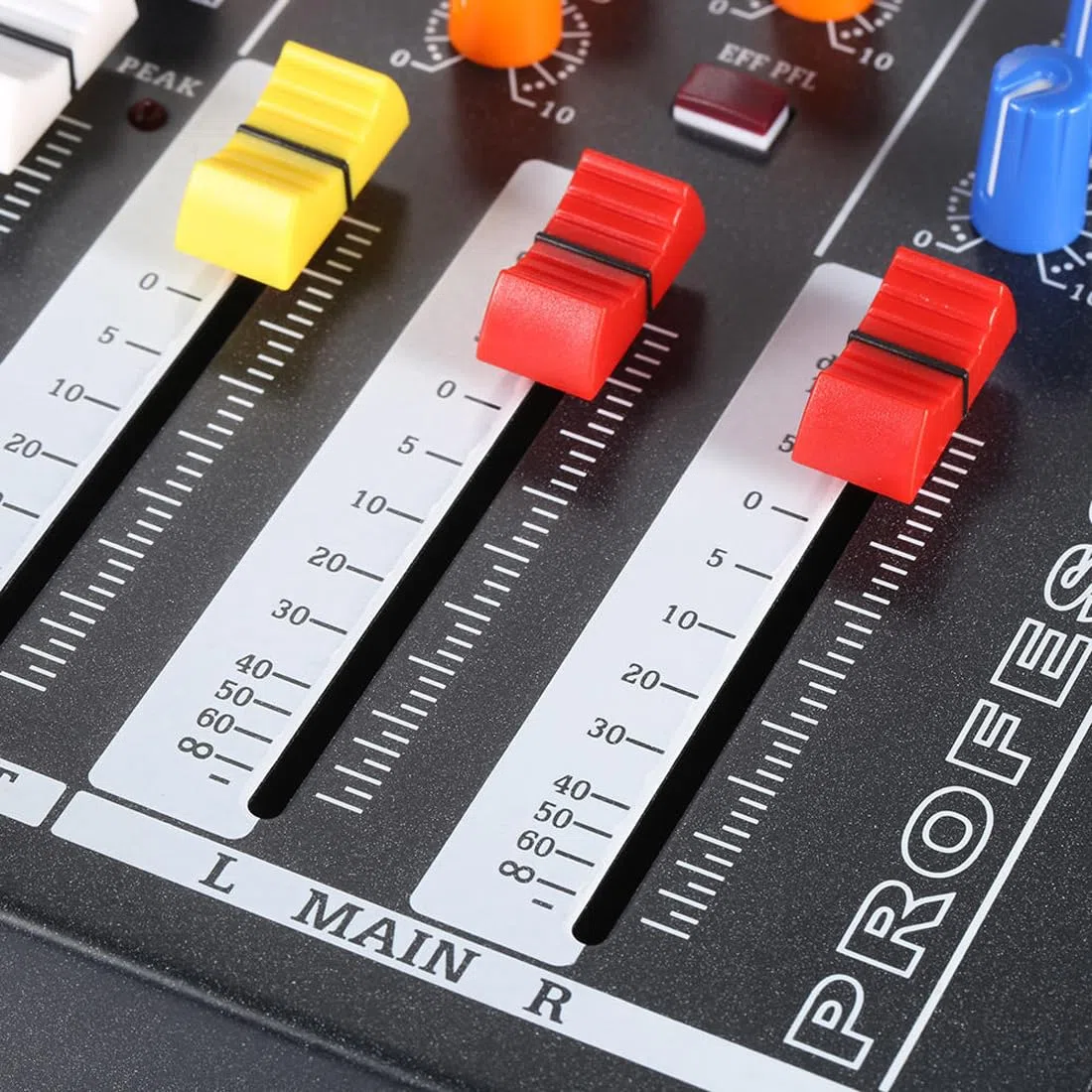 24 Stück Fader Knöpfe Faderknopf Aufnahme Mixer Straight Slide Potentiometer Bunte Fader Caps slider kappe Fader Pioneer für DJ Mixer die Lautstärkeregelung der Gitarrenkonsole