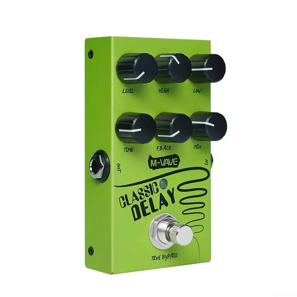 Verbessern Sie Ihre Musik mit einem klassischen analogen Delay-Effektpedal mit True Bypass-Design