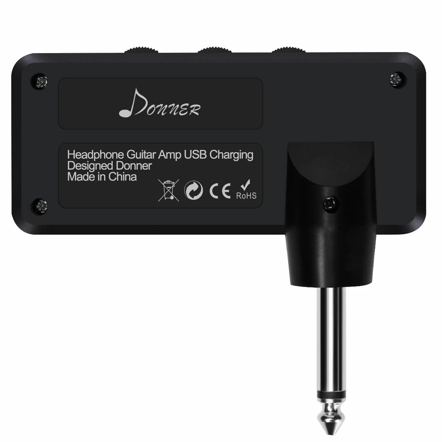 Donner Gitarren-Kopfhörer-Verstärker Heavy Metal USB Wiederaufladbarer Mini-Taschen-Kopfhörer-Verstärker für E-Gitarre
