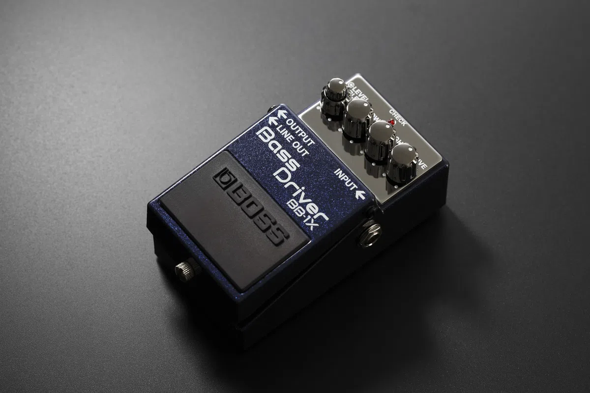 BOSS BB-1X Bass Driver Pedal - Pedal Auswirkungen, blau