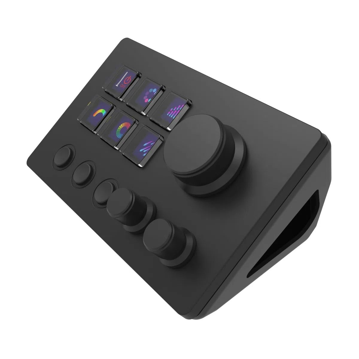 Studiodeck mit Knöpfen, Stream-Controller-Triggeraktionen in Apps-Software für OBS für Twitch für YouTube, Benutzerdefinierte Konsole für Foto- und Videobearbeitung,