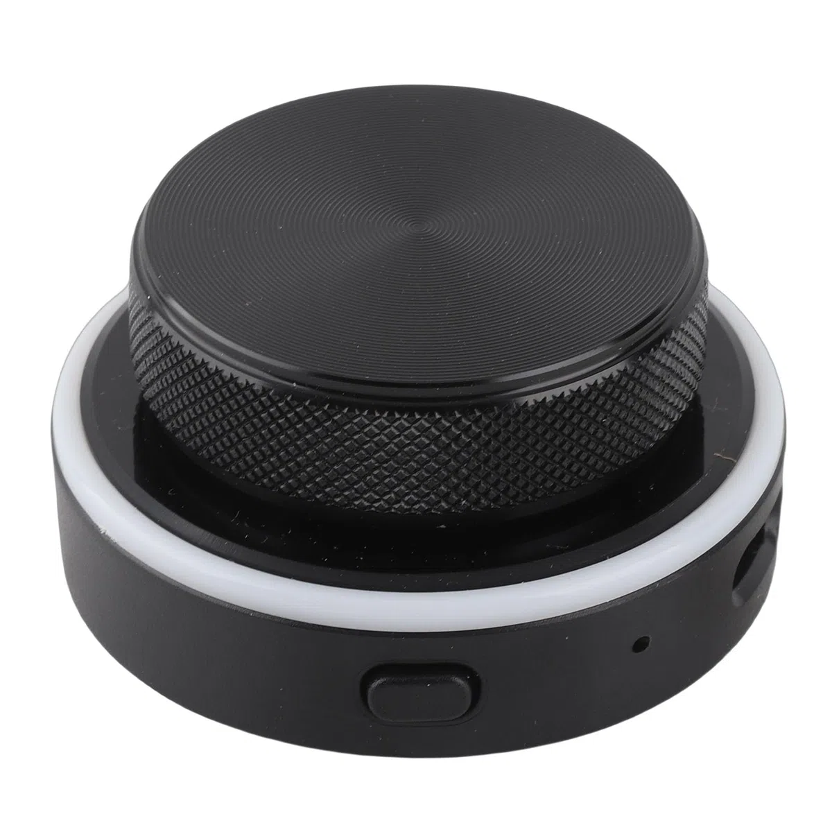 Greensen Drahtloser Knopfcontroller, Anpassbarer Mediensteuerungsknopf 5.0 2.4G USB C Kabelgebunden mit RGB-Beleuchtung für OS X HarmonyOS IOS