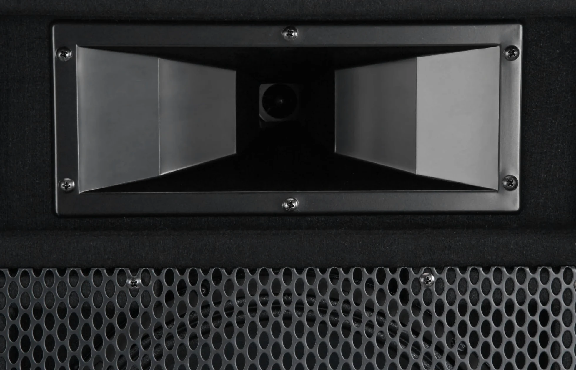 McGrey PA-110 10/2 Passive DJ PA Lautsprecher Box (2-Wege, Trapezform, 50/100/200 Watt RMS/Musikleistung/Peak, 10" Speaker, 2" Piezo-Hochtöner, SPK- und 6,35 mm Klinkenanschlüsse) schwarz