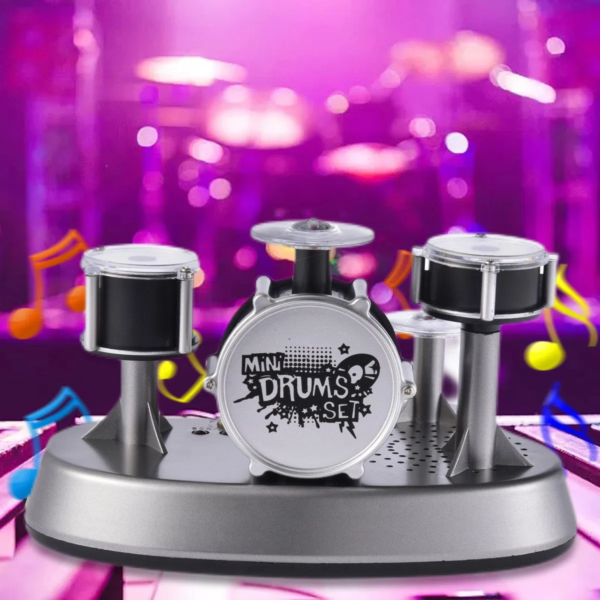 Finger Touch Drum - Miniatur -Trommelseck -Set Ist Unglaublich. Nur Indem Sie Es Treffen, Können Sie Die Geräusche Einer Vielzahl Von Instrumenten Wie Höhenfummeln, Snare -Schlagzeug, Bassdrums Und Be