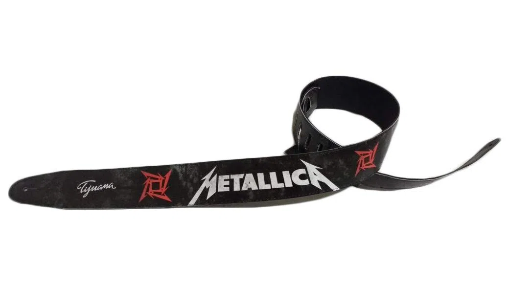 Metallica Gitarren- oder Bassgurt (Eco-Leder)
